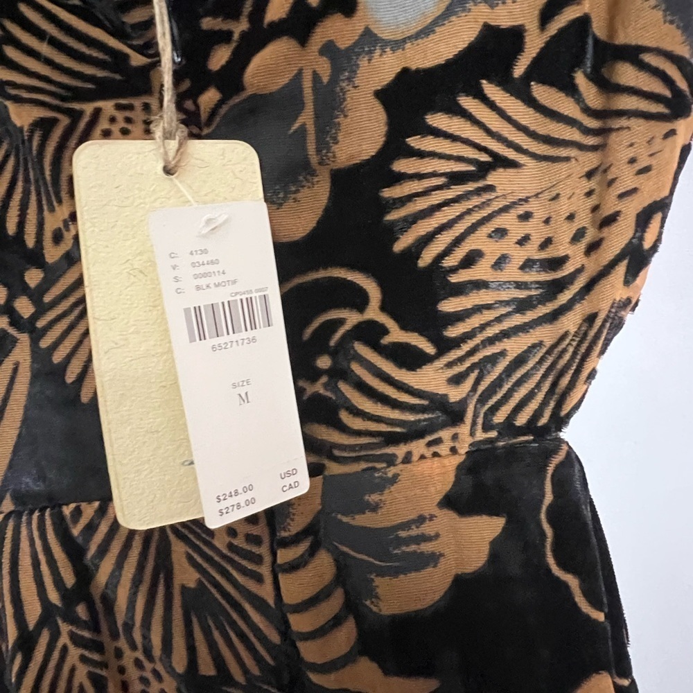 Anthropologie Let‎ Me Be Burnout Velvet Cutout Maxi Dress NWT - Picture 10 of 12